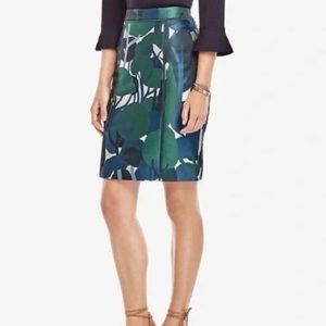 Luxe Ann Taylor Satin Pencil Skirt
